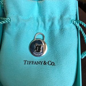 Tiffany & Co round lock charm